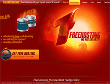 Tablet Screenshot of 1freehosting.com